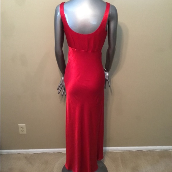 Vintage Rampage red floor length formal dress EUC - Picture 4 of 5